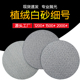 2000汽车打磨抛光自粘式 4寸5寸植绒白砂细号1200 1500 圆盘砂纸片