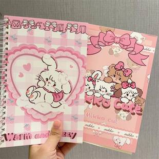 线圈本可爱笔记本高颜值少女心学生横线本子风记事本子