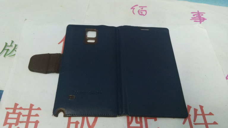Samsung note4 Korean Edition N910 Leather cover Back cover Used Real picturein the 3C Digital Accessories, Cell Phone Accessories , Phone Protection Case/Shell  category - from Buy2taobao.com to provide professional Taobao agent buy service