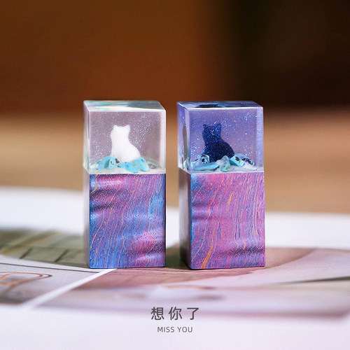 可爱礼物故宫猫咪情侣印章礼物