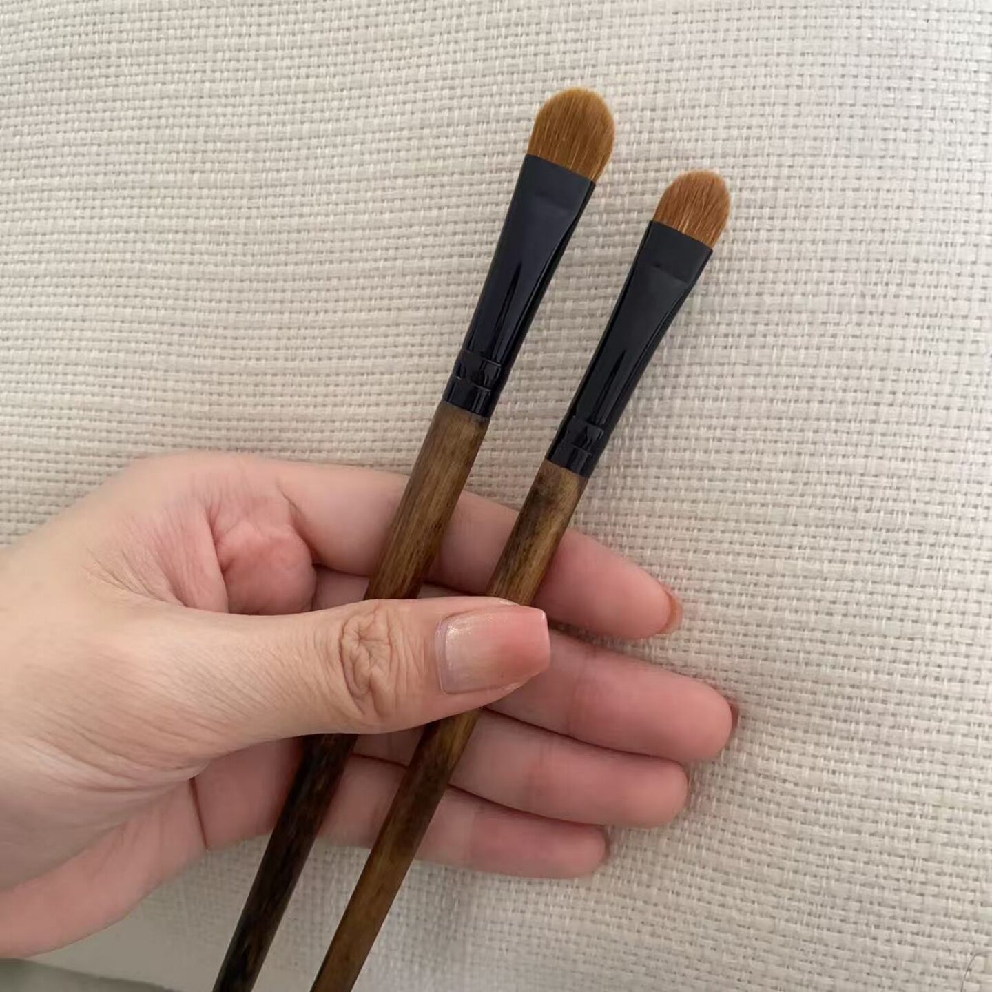 巨好用~黄狼尾遮瑕刷细节刷粉底液刷 遮盖痘印小号