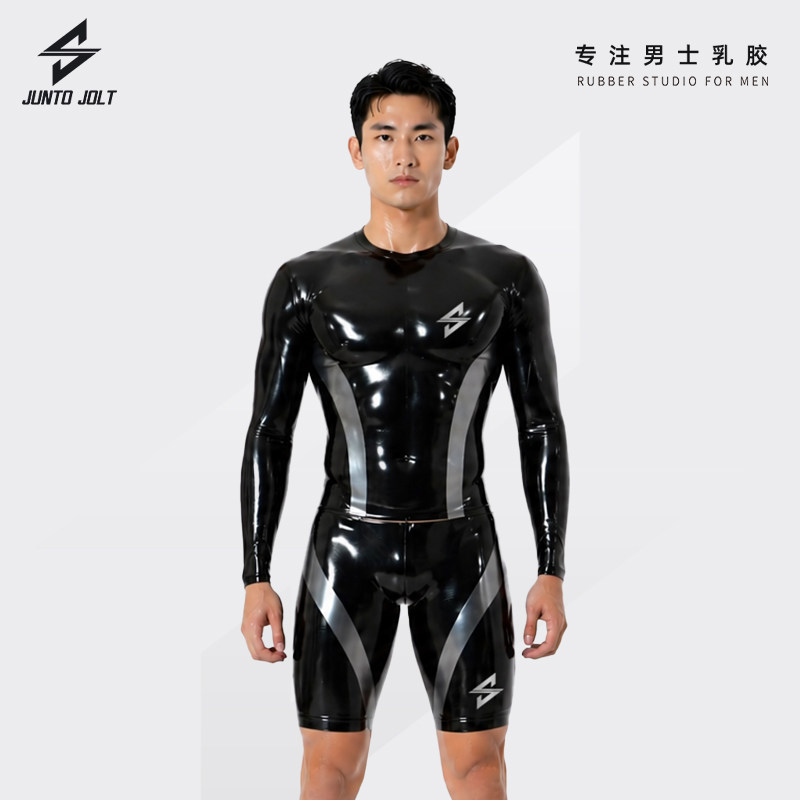 JUNTO JOLT男士乳胶游泳裤泳衣套装latex英国RR胶片JJ胶高端定制