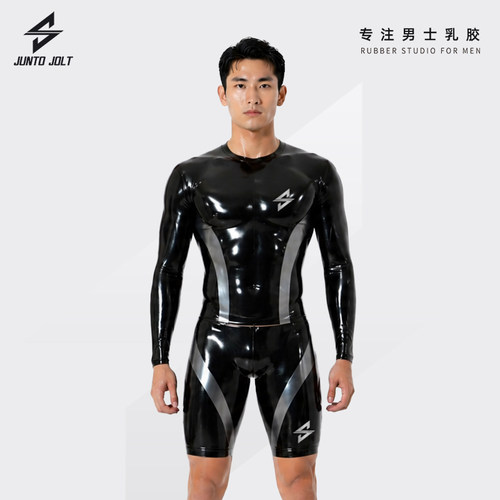 JUNTO JOLT男士乳胶游泳裤泳衣套装latex英国RR胶片JJ胶高端定制