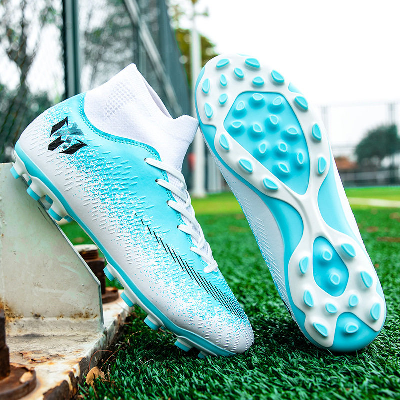 跨境cr7刺客14足球鞋男女学生儿童长短碎TF钉成人草地ag训练鞋子