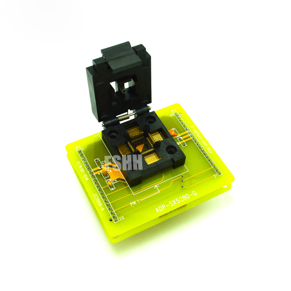 ADP-SX52BD-Q适配器烧写座台湾河洛ALL-11专用烧录座测试座转接座