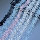 diy装 涤光丝水溶刺绣蕾丝花边裙边服装 饰辅料4.2cm 彩色日韩版 新品