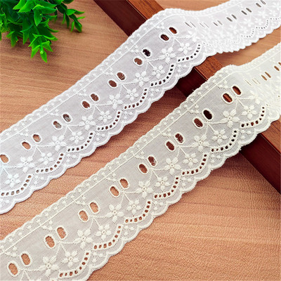 法式双边纯棉蕾丝刺绣花边辅料穿丝带服装裙摆沙发DIY手工材料