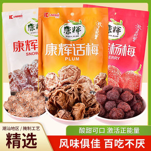 康辉话梅雪梅杨梅泡水蜜饯梅子果脯酸梅茶梅凉果休闲零食办公室
