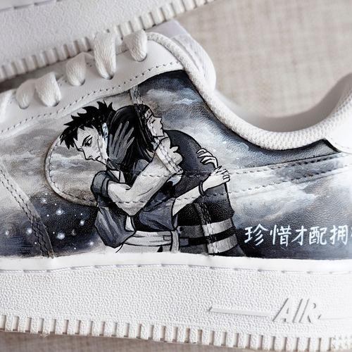 空军一号AJ手绘涂鸦定制球鞋