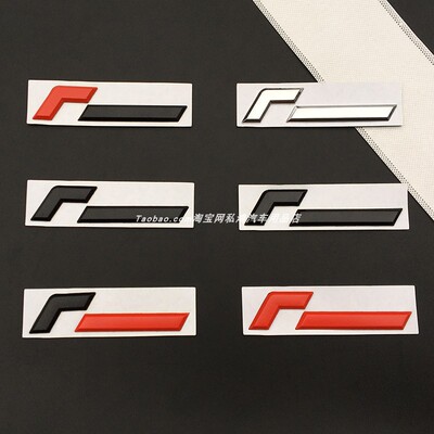 大众VWR高性能金属车标车身贴