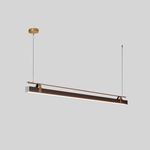 极简餐厅灯现代简约高显指长条灯样板间展厅专卖店办公桌茶室吊灯