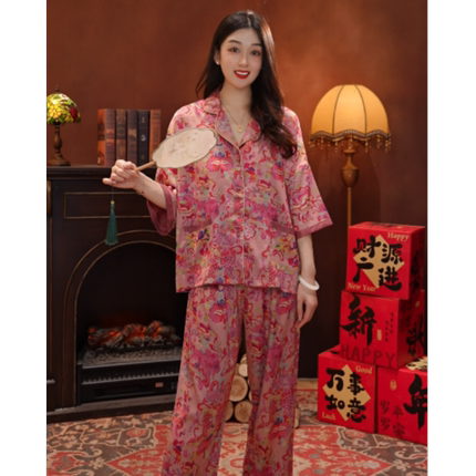 七七步步生莲2025爆款上新新中式可外穿家居服SMS