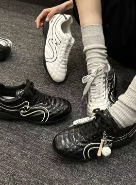 H55女鞋漫迹者2026春新款运动休闲可拆棒球百搭跆拳道平底德训鞋