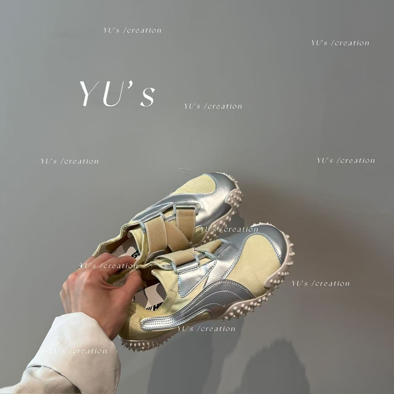 【现货】刺猬芭蕾风设计短钉鞋德训鞋4cm21-2349