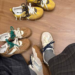 小个子德训鞋 隐形增高4cm厚底25新款 踏青计划芭德训徒步鞋 H55女鞋