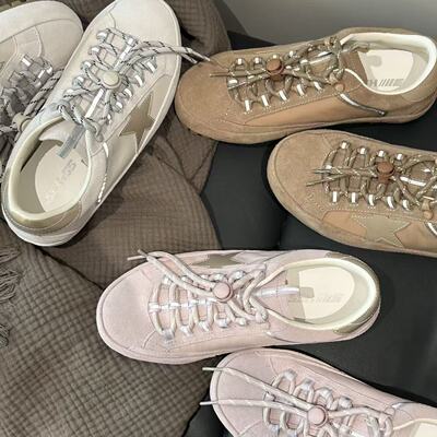 H55女鞋元气胡桃2026春季新休闲百搭经典复古星星厚底德训鞋女款