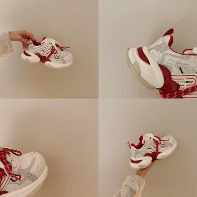 H55女鞋白日焰火2026春季新款休闲厚底百搭美式达米奥小驴老爹鞋