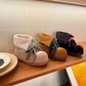 H55女鞋 滑雪风雪地靴 保暖百搭中筒面包鞋 哥本哈根2025冬季 新款