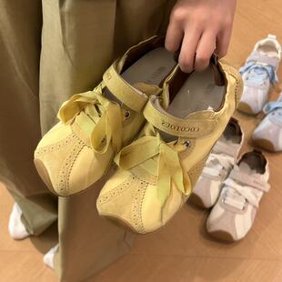 H55女鞋帕斯蒂尔2026春季新款低饱和色系方头休闲玛丽珍德训鞋