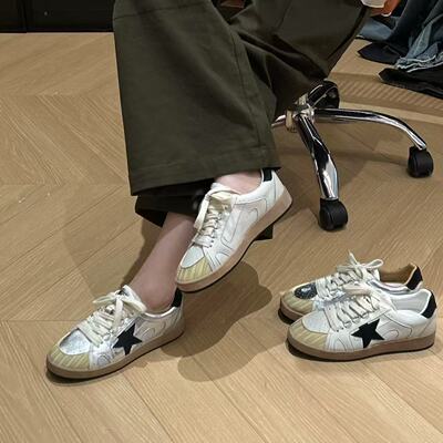 H55女鞋2026春新款Z时代反精致星星小脏鞋复古脏脏鞋板鞋女休闲鞋