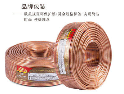 音箱线 纯铜喇叭线 吸顶喇叭 8个小音箱连接音频线预埋装修音响线