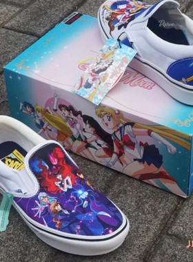 Vans范斯Sailor Moon ComfyCush美少女战士联名一脚蹬VN0A7TNM448