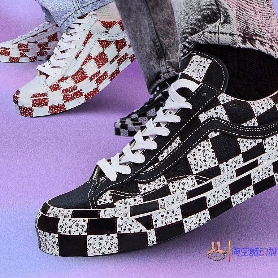 现货Vans Opening Ceremony OG Style 36 LX黑红格子皮质高端线