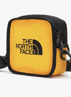 北面the north face字母logo印花手机包单肩挎包运动黄色NN2PN75B