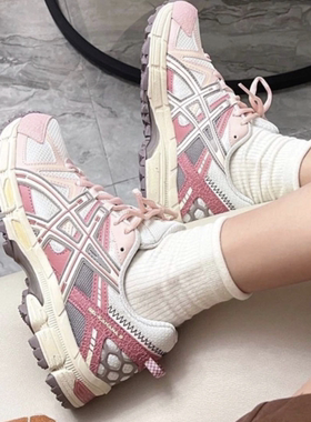 亚瑟士ASICS gel-kahana 8舒适百搭缓震跑步鞋粉色1012A978-103