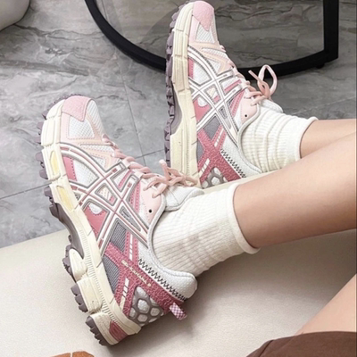 亚瑟士ASICS gel-kahana 8舒适百搭缓震跑步鞋粉色1012A978-103