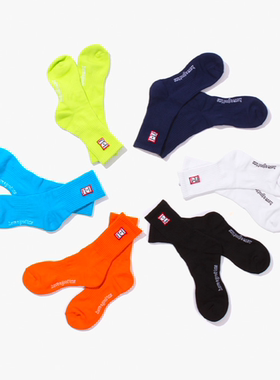 现货正品HAVE A GOOD TIME Frame Socks白色运动棉袜logo长袜