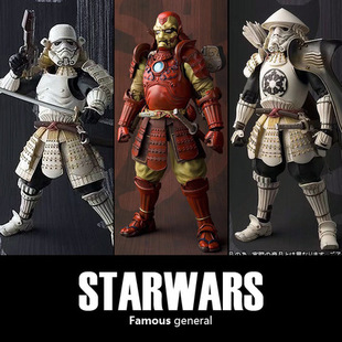 星球大战名将黑武士玩具模型摆件死侍弓箭白兵可动人偶钢铁侠手办