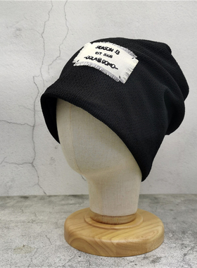 日系ins针织帽韩版帽子堆堆帽包头帽春秋季薄款百搭女冷帽头巾帽