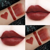 雅邦小黑管口红保湿 滋润唇膏车厘子烂番茄辣椒红色南瓜色平价小众