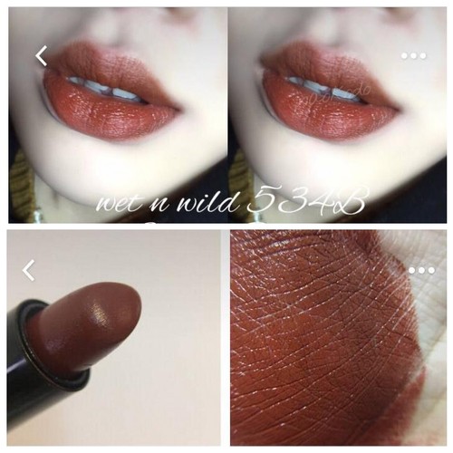 正品wet n wild wnw湿又野维特娃口红唇膏小众开架网红脏橘色534B