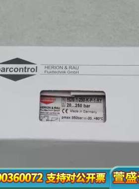 barcontrol压力开关HDS-1-250-K-P-