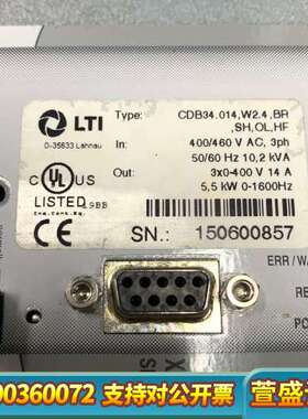 LUST路斯特LTI伺服驱动器CDB34.014.W2.4.