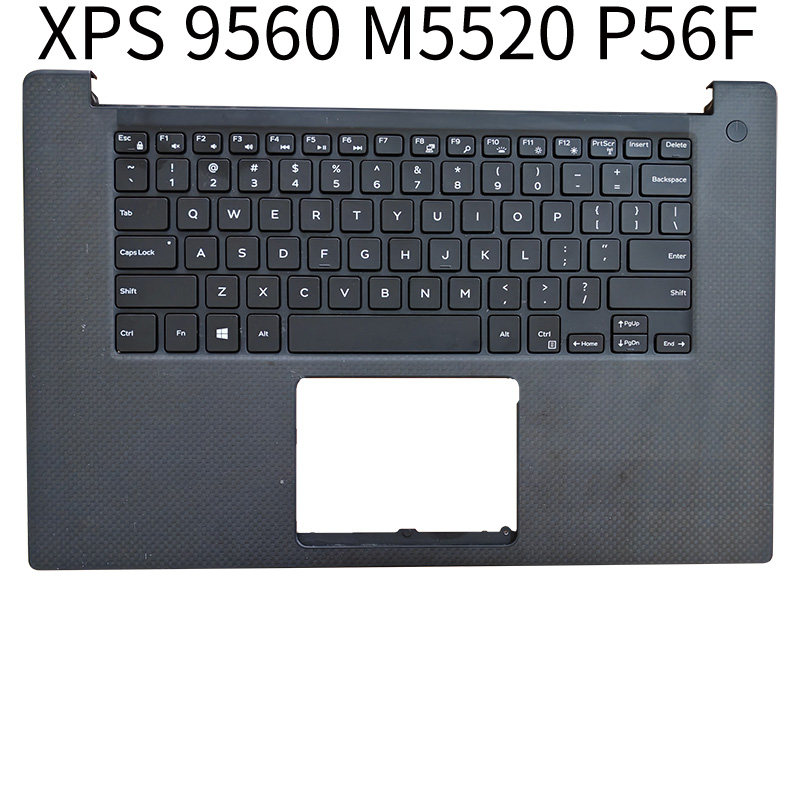 适用 DELL戴尔 XPS15 9560 M5520 P56F C壳 键盘外壳 掌托086D7Y