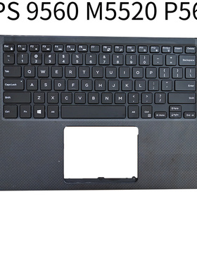适用 DELL戴尔 XPS15 9560 M5520 P56F C壳 键盘外壳 掌托086D7Y