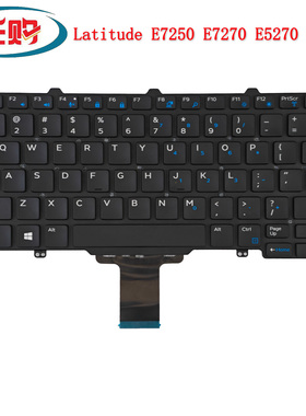 适用于戴尔/Dell Latitude E7250 E5250 E7270 E5270 笔记本键盘