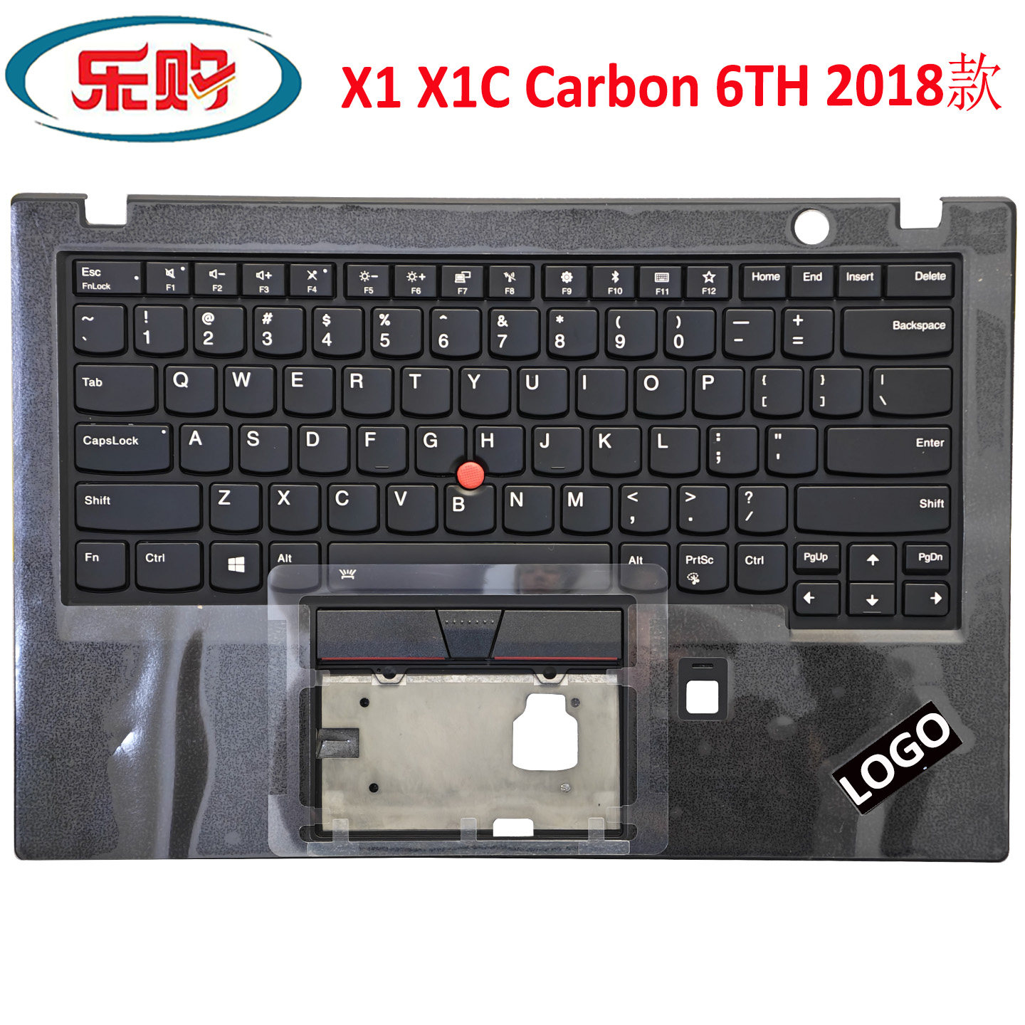 适用于2018 Thinkpad联想 X1 Carbon C壳掌托X1C 6th背光键盘全新