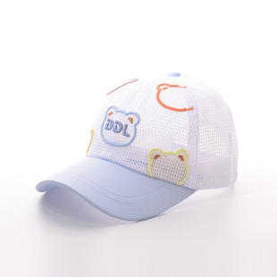 男童男宝宝鸭舌帽儿童夏季透气棒球帽夏款防晒男孩太阳帽遮阳帽潮