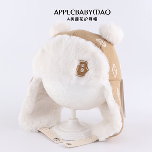 秋冬季男宝宝帽子婴幼儿童韩版百搭护耳帽1-2岁防风保暖雷锋帽潮6