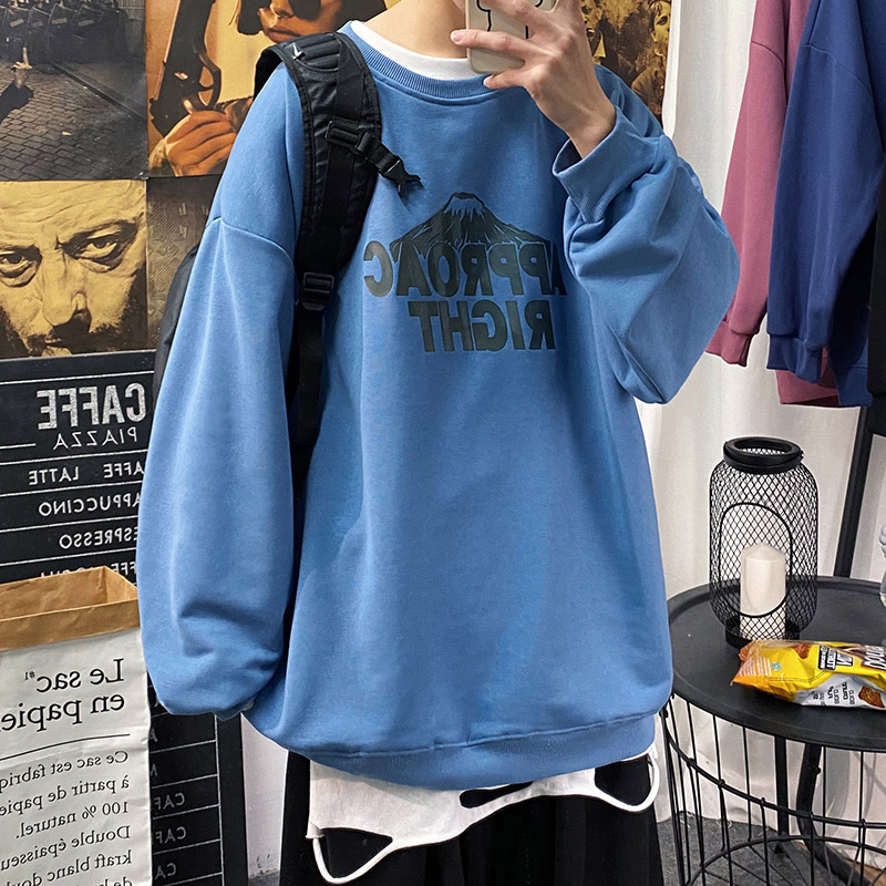 Poster sensitive polyester spring new printed sweater