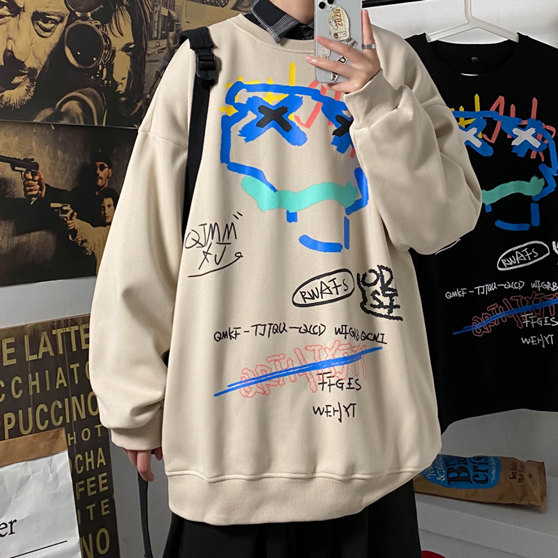 海報攝棉聚酯纖維春季新款大碼衛衣