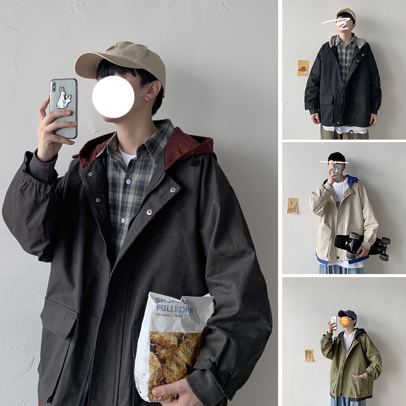 New spring jacket made of cotton with trace other fibers