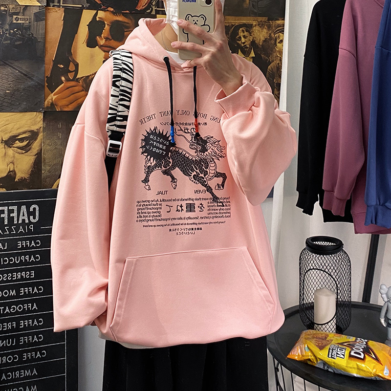 Poster sensitive cotton polyester new printed sweater coat