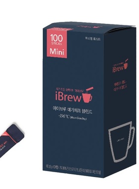 韩国正品Mcnulty黑咖啡iBrew耶加雪菲肯尼亚AA榛果香单一盒100条