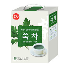 韩国直邮故乡艾草茶艾叶茶18g*40包女性去湿气驱寒暖体天然