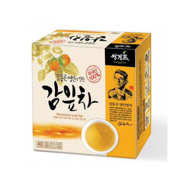 韩国直邮双界茗茶柿子叶茶40包两盒减10元